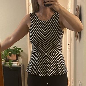 BANANA REPUBLIC PEPLUM BLOUSE